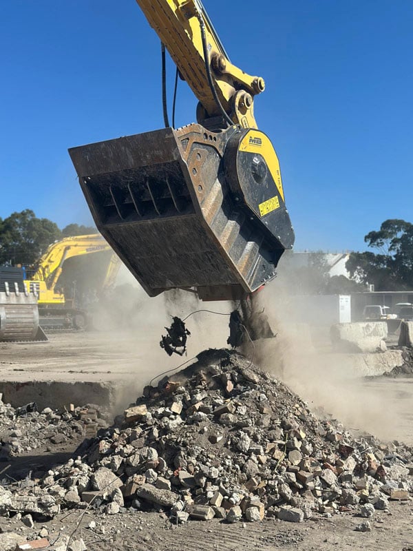 MB Crusher Attachments Get To Work