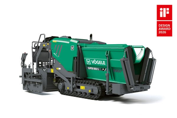 New Vögele Mini Class Paver Wins Design Award