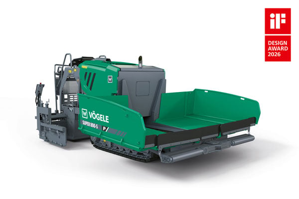 New Vögele Mini Class Paver Wins Design Award
