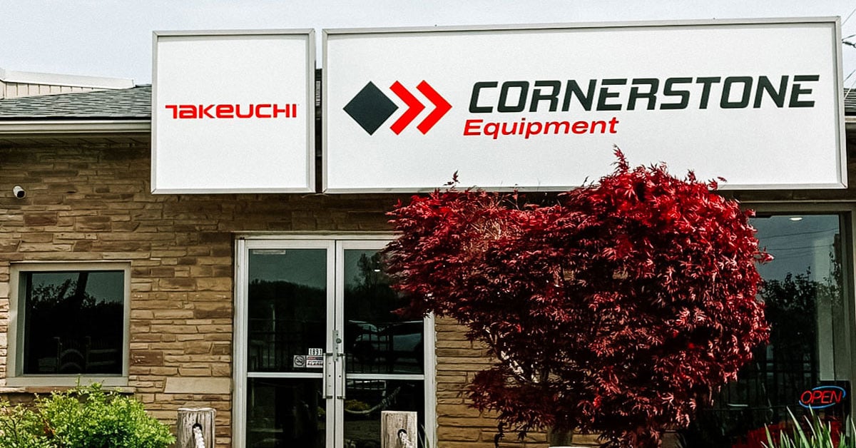 Takeuchi Adds Cornerstone Equipment as New Dealer in Canada