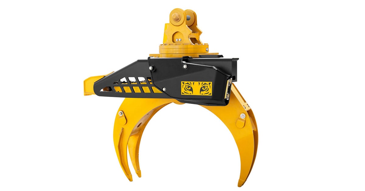 Tigercat Adds Grapple Saw Option