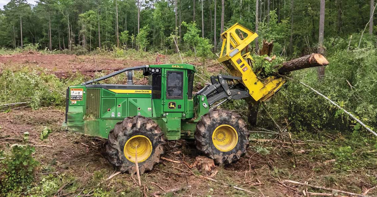 John Deere Introduces New L-III Wheeled Feller Bunchers