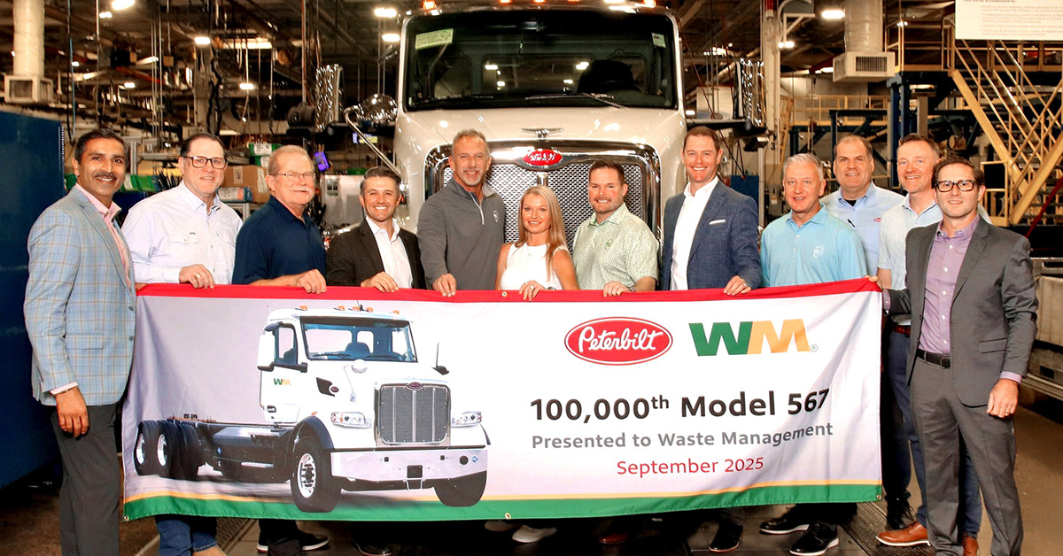 Peterbilt Celebrates 100,000th Model 567