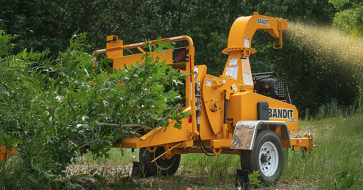Bandit Announces Centrifugal Clutch Option 12XC Woodchipper.