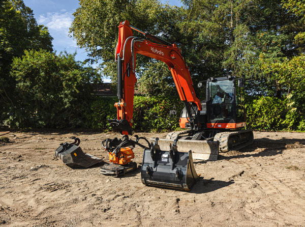 Kubota Continues to Expand Construction Lineup with Next-Generation Tiltrotator and Compact Track Loaders