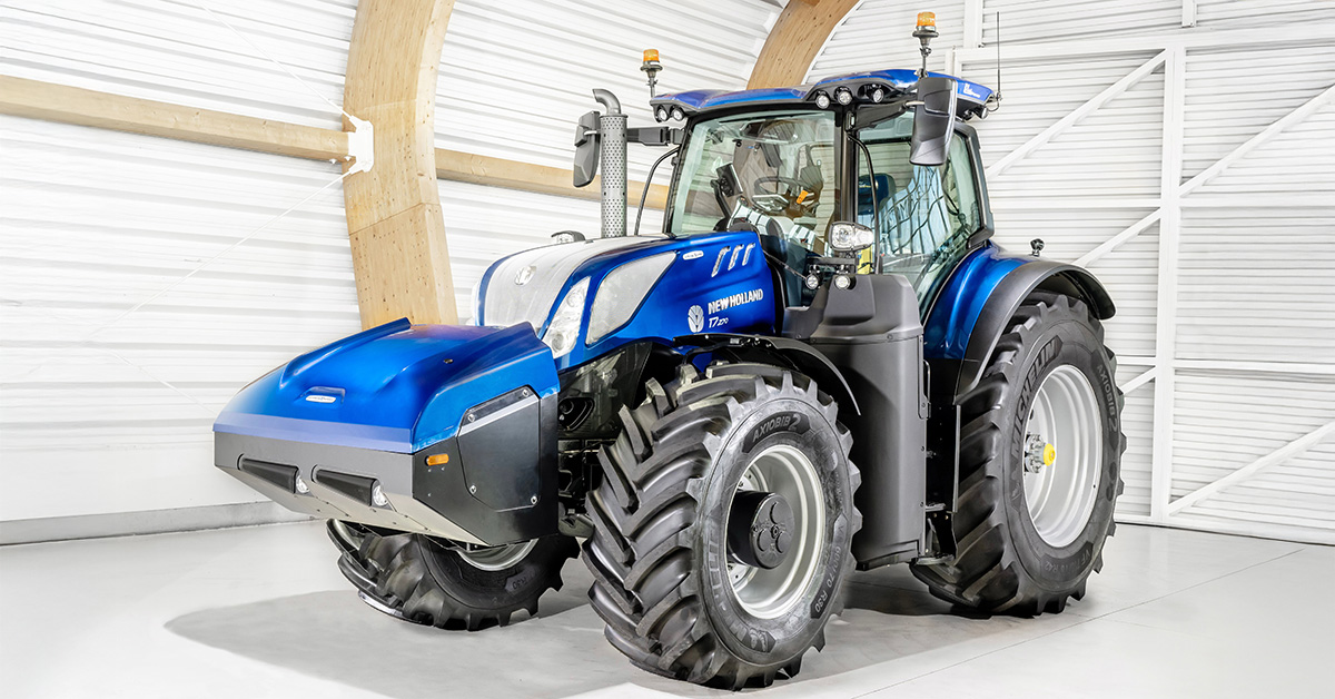 New Holland Introduces T7.270 Methane Power Tractor
