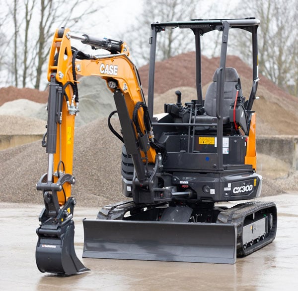 CASE Launches New 3-Ton Mini Excavators
