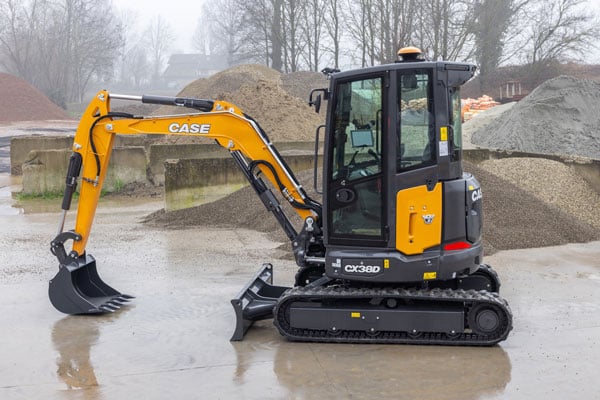 CASE Launches New 3-Ton Mini Excavators
