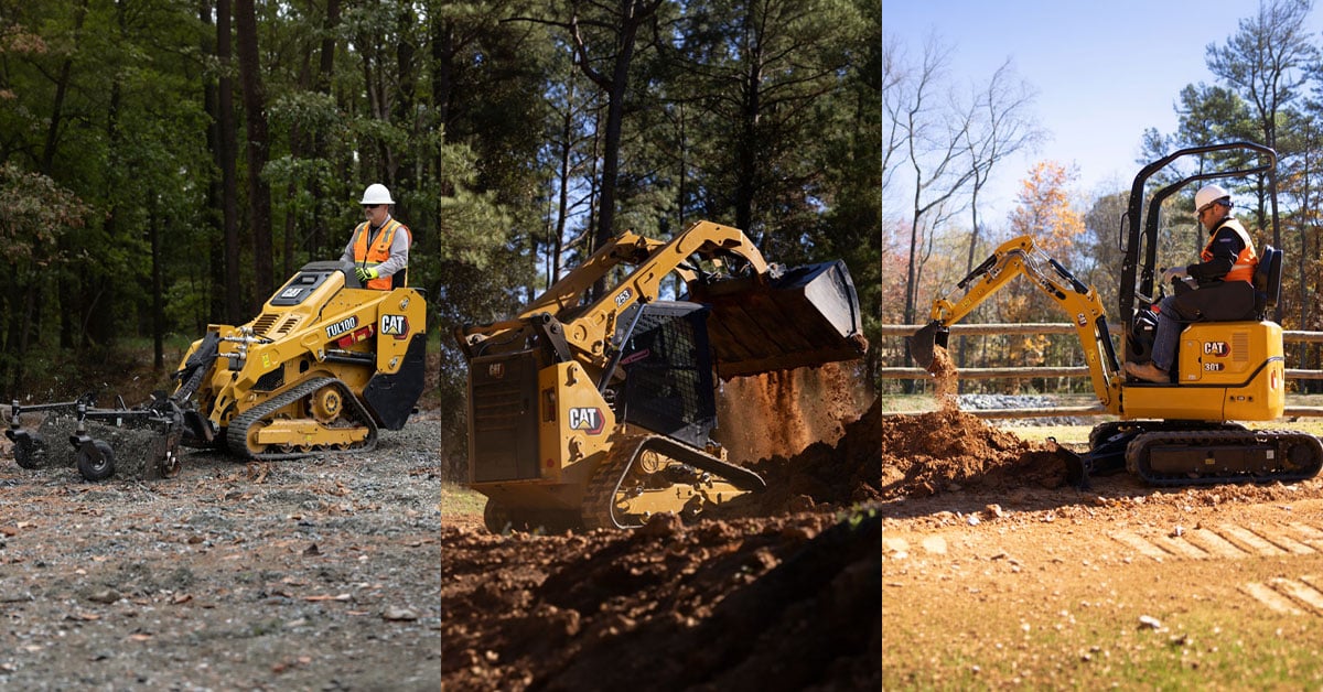 Caterpillar Launches Three New Compact Machines