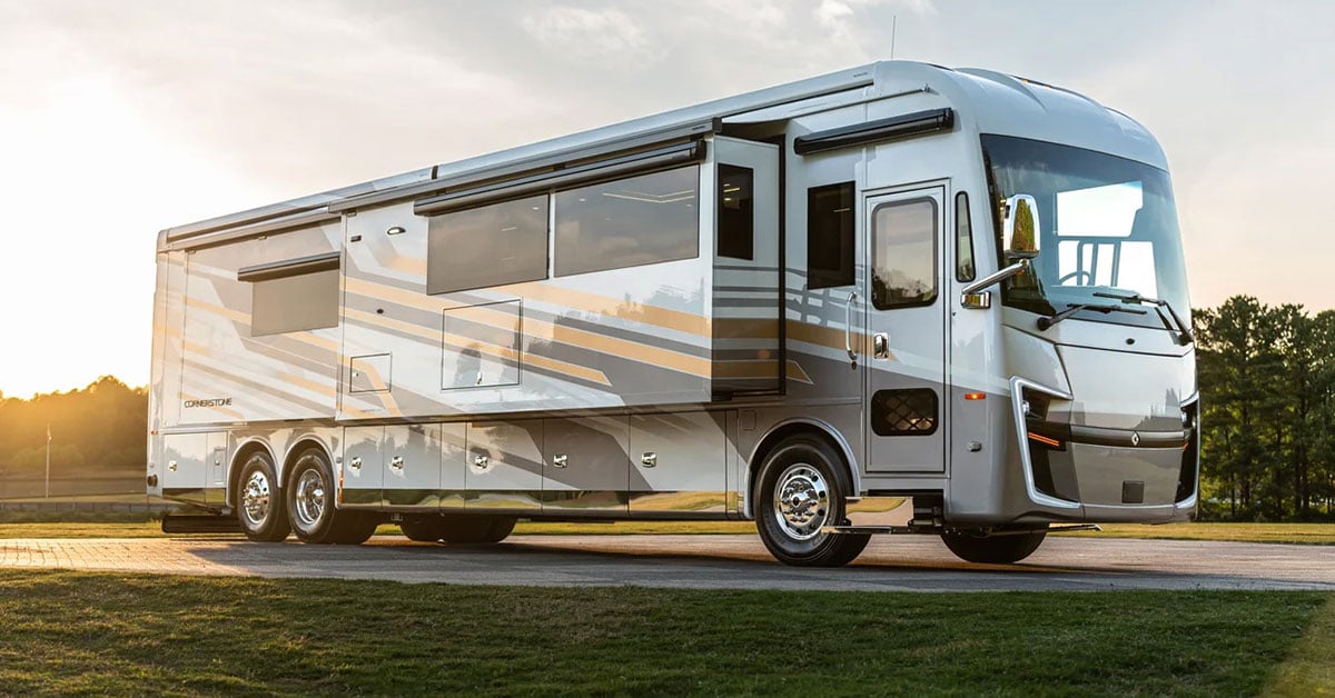 Freightliner & Cornerstone Luxury Coach Launch 2027 Series 6 Class A Coach