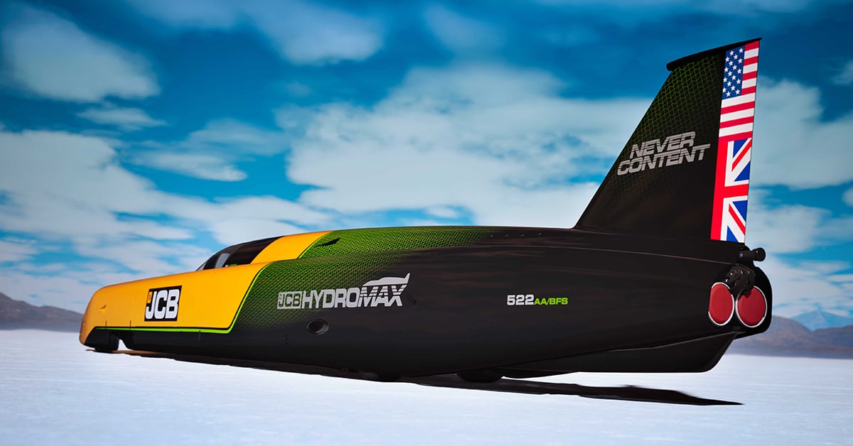 JCB Targets New Land Speed Record Using Its Own Hydrogen Engines