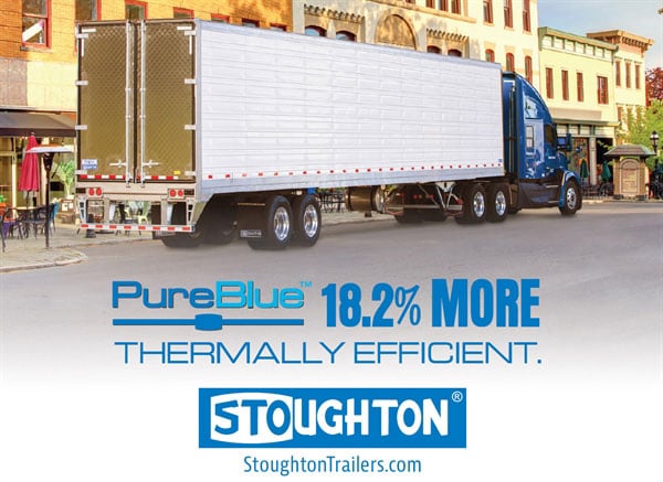 Stoughton Expands Production Of PureBlue Refrigerated Trailers