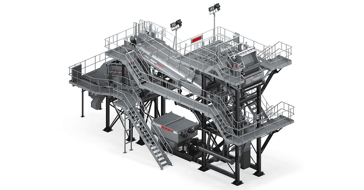 Terex Washing Systems Introduces New AggreScrub P80