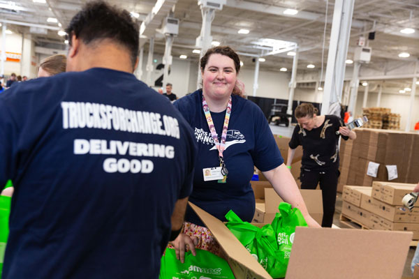Trucks For Change Network Packs Snacks for Kids Across Canada