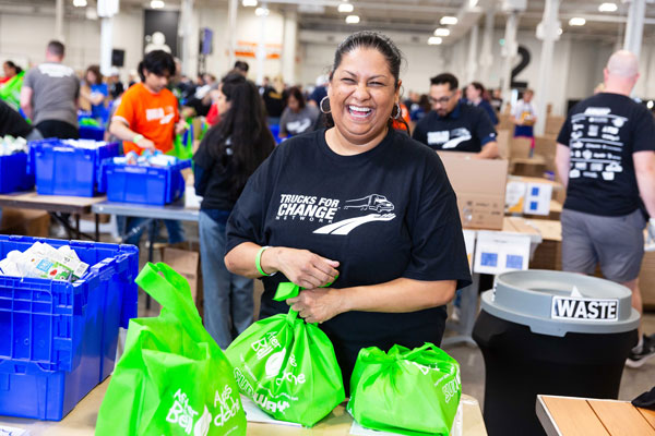 Trucks For Change Network Packs Snacks for Kids Across Canada