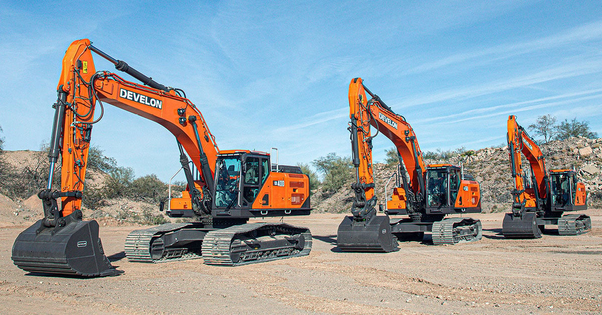 DEVELON Introduces -9 Series Crawler Excavators