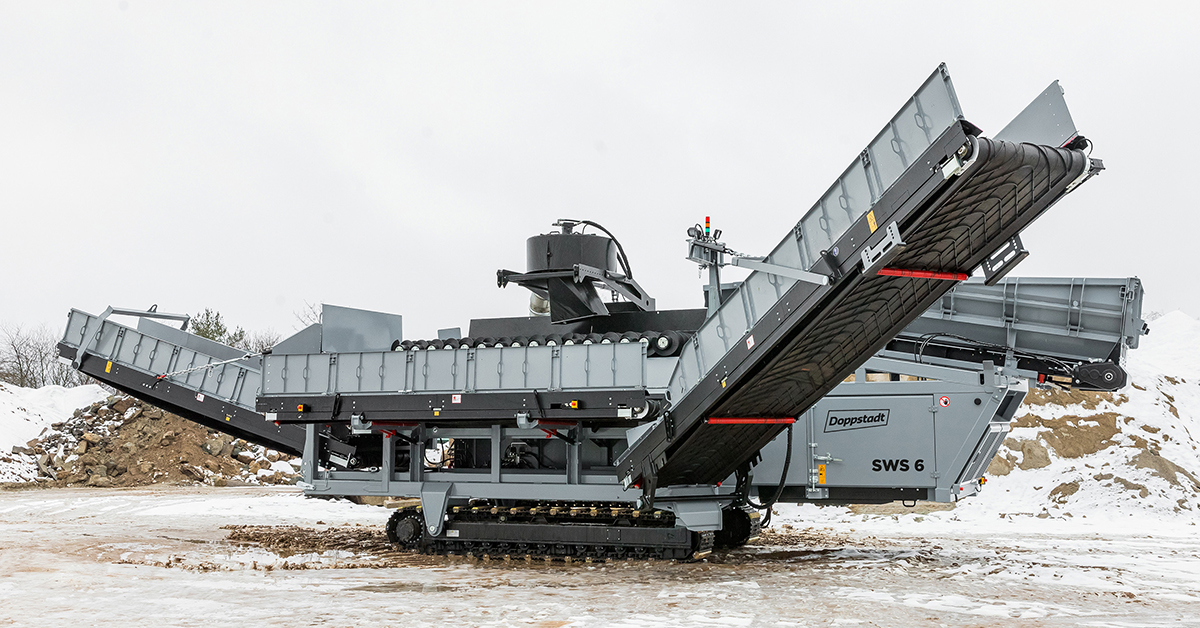 Doppstadt Introduces New SWS 6 Spiral Shaft Separator