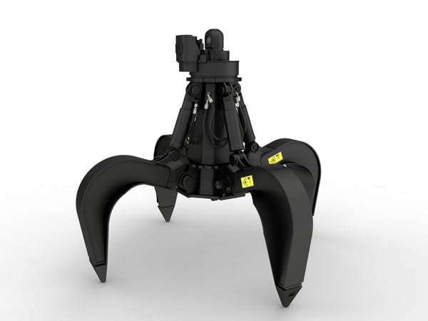 New Cat Orange Peel Grapple And Bucket Attachments