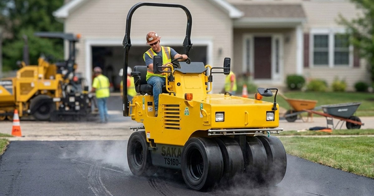 New TS160-4 Pneumatic Tire Roller From Sakai