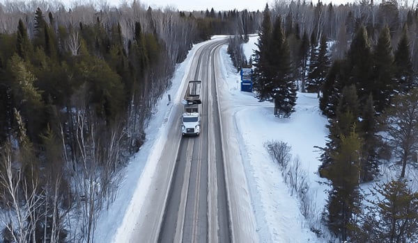FPInnovations Completes Single Autonomous Class 8 Truck Trial