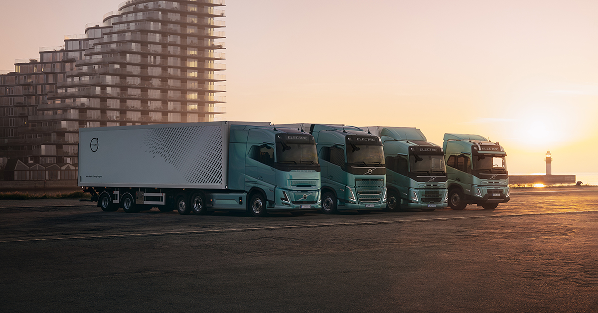 Volvo Launches New Electric Trucks