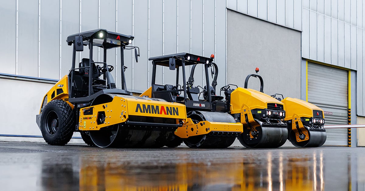 Ammann Unveils New Colors for North American Machines