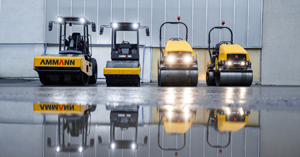 Ammann Unveils New Colors for North American Machines