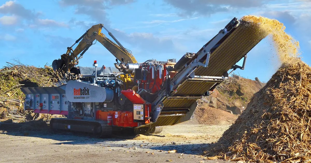 Doppstadt Brings Redback Horizontal Grinders To North America