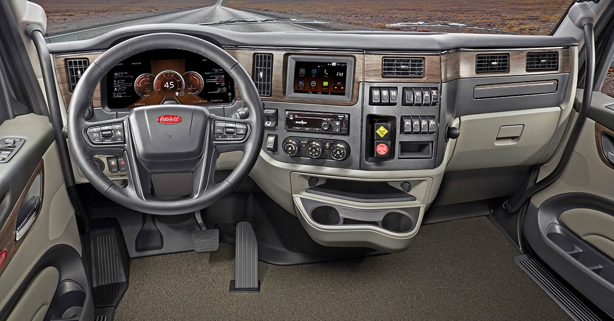 Peterbilt Introduces Electronic Parking Brake For Class 8 & Medium Duty Vehicles