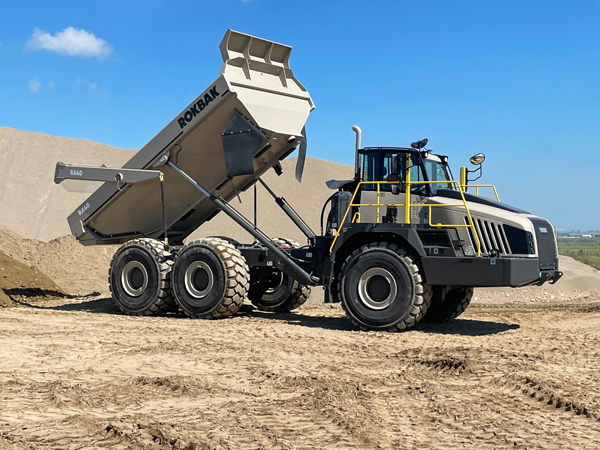Rokbak Trucks Cement Trust In Canada