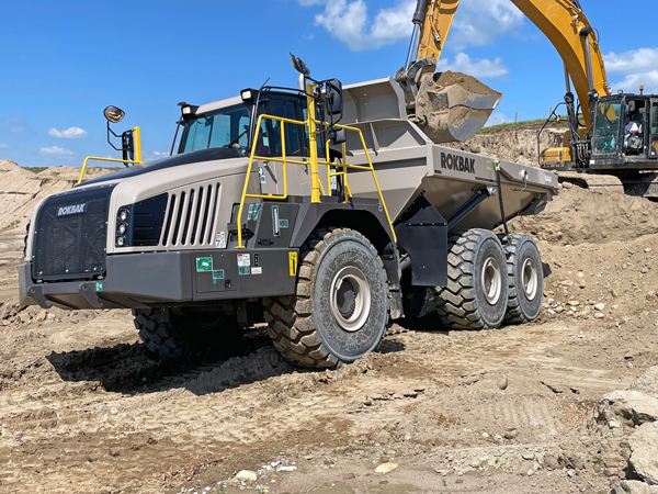 Rokbak Trucks Cement Trust In Canada
