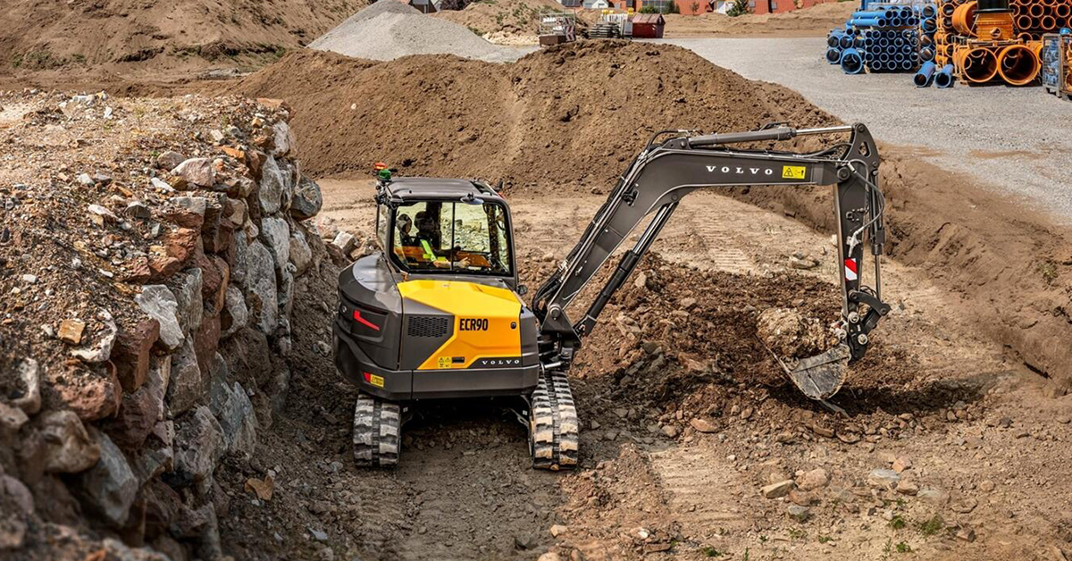 Volvo CE Launches Three New-Gen Compact Excavators