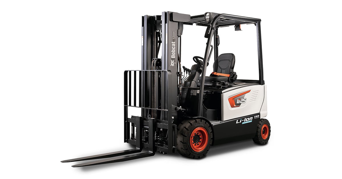 Bobcat Introduces New Batteries For Electric Sit-Down Forklifts