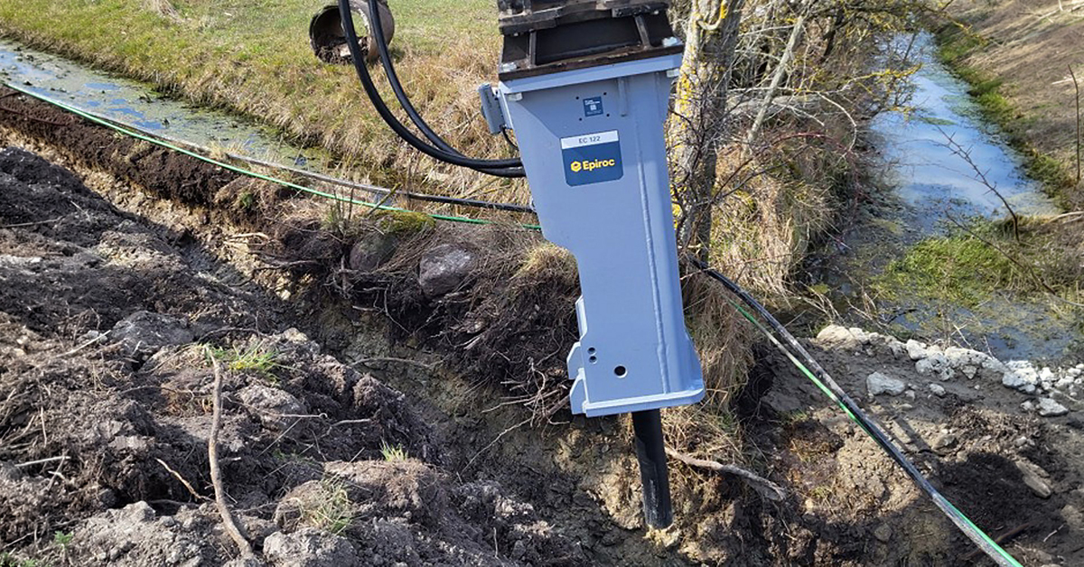 Epiroc Presents New EC 122 Hydraulic Breaker