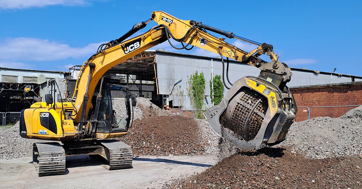 Roadbuilding Success Using MB Crusher Buckets