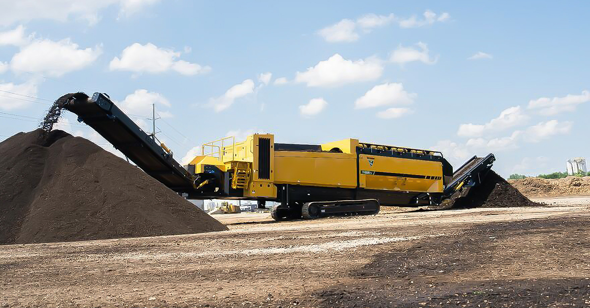 Vermeer Launches New TR6500TX Tracked Trommel Screen