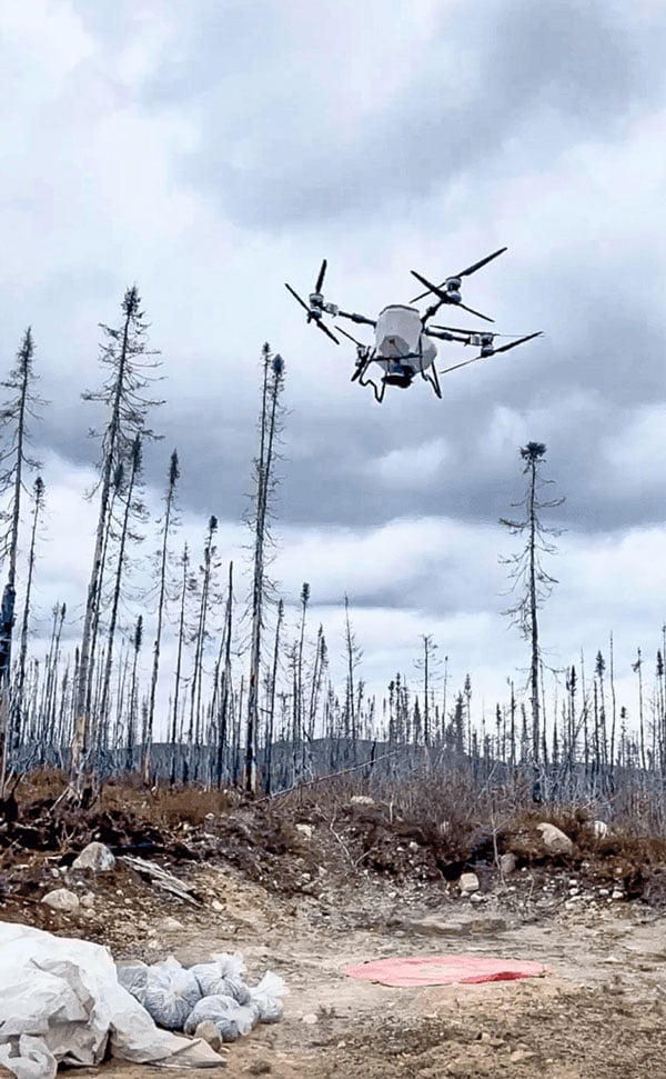 Forest Seeding By Drone