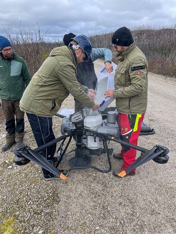 Forest Seeding By Drone