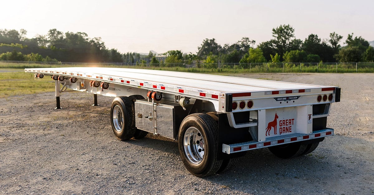 Great Dane Launches Freedom Ultra Aluminum Flatbed Trailer