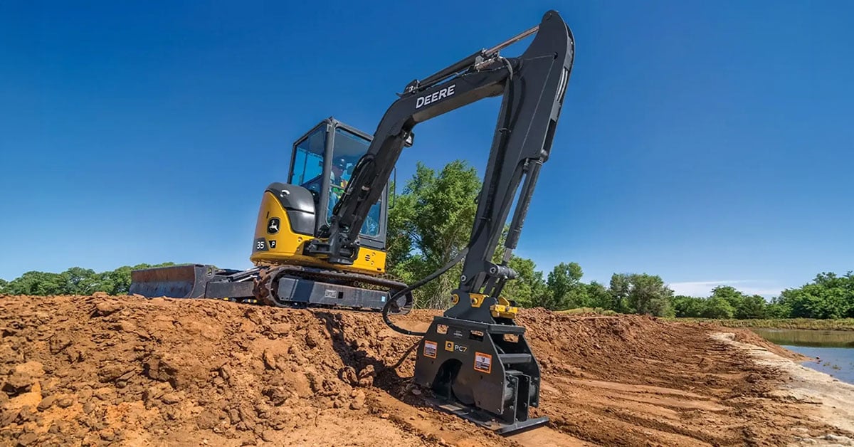 Big Productivity with the John Deere 35 P-Tier Mini Excavator
