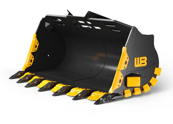 Choosing The Best Bucket For Rock, Rip Rap, And Aggregate. Pictured: Introduced this year: Werk-Brau Extreme Duty Loader Bucket