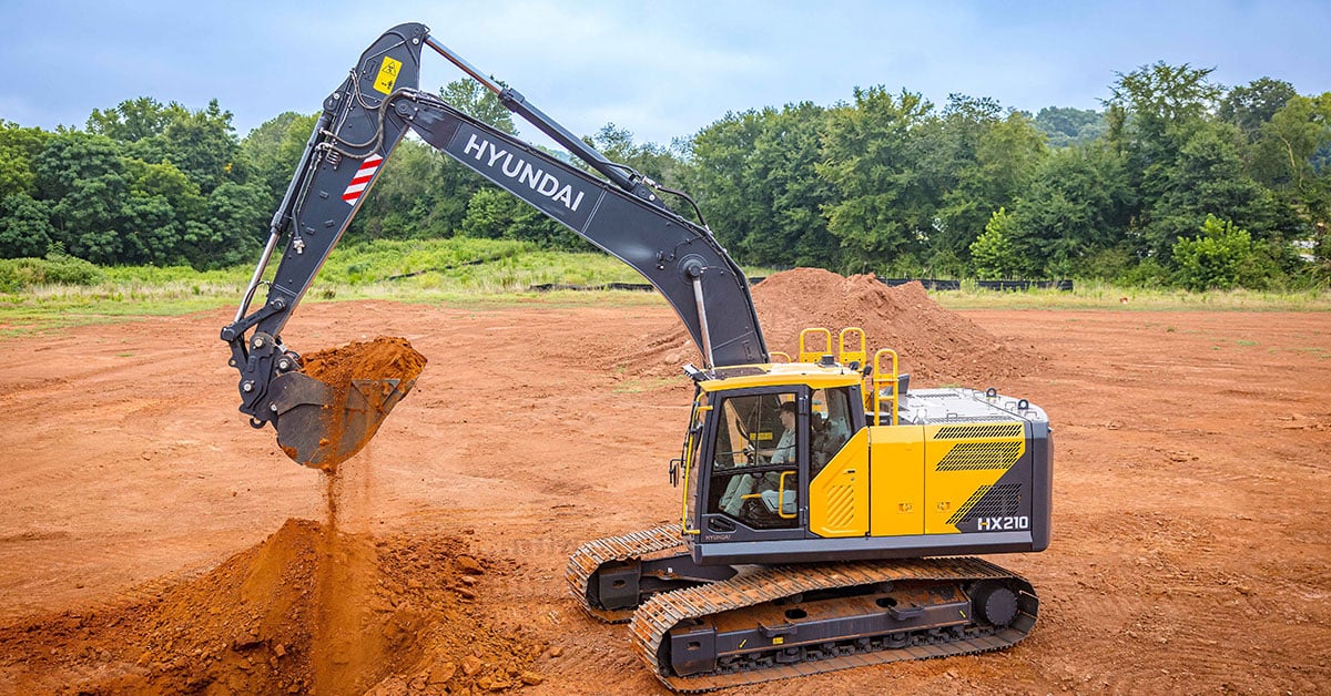 Hyundai Adds HX210L To New Excavator Lineup