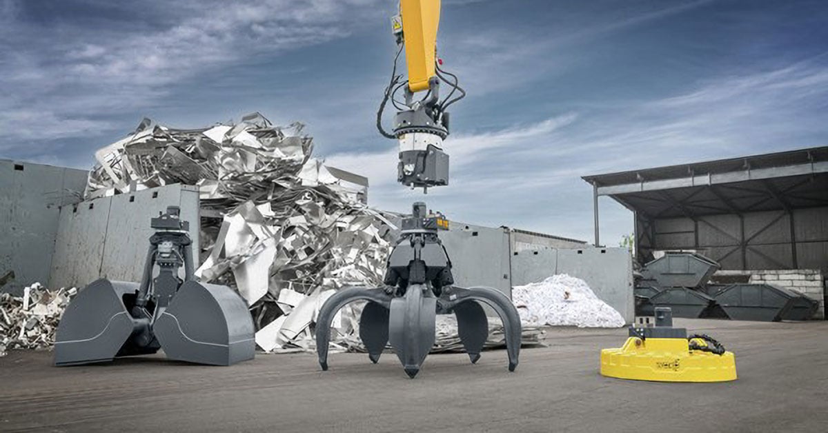 Liebherr Attachments And Quick Coupling Systems For Scrap Handling And Recycling