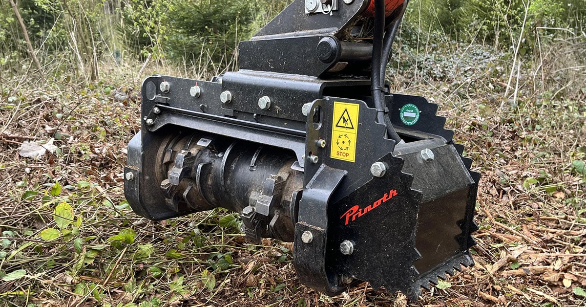 Prinoth Introduces New Grizzly M300e Forestry Mulcher