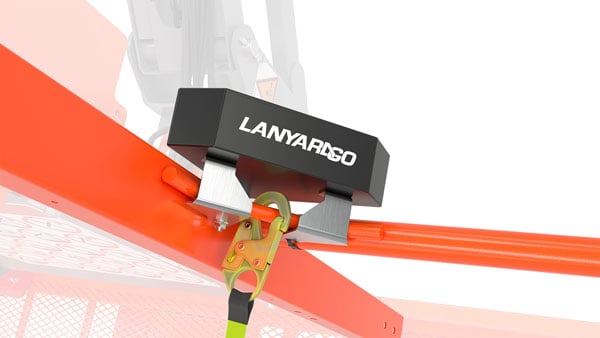 Skyjack ACCESSORYZERS Offer Lift And Access Versatility. Pictured: LanyardGO