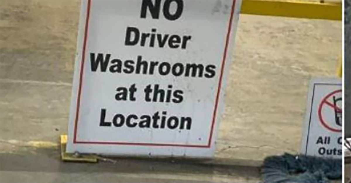 Womens Trucking Federation Pushes Washroom Access for Drivers
