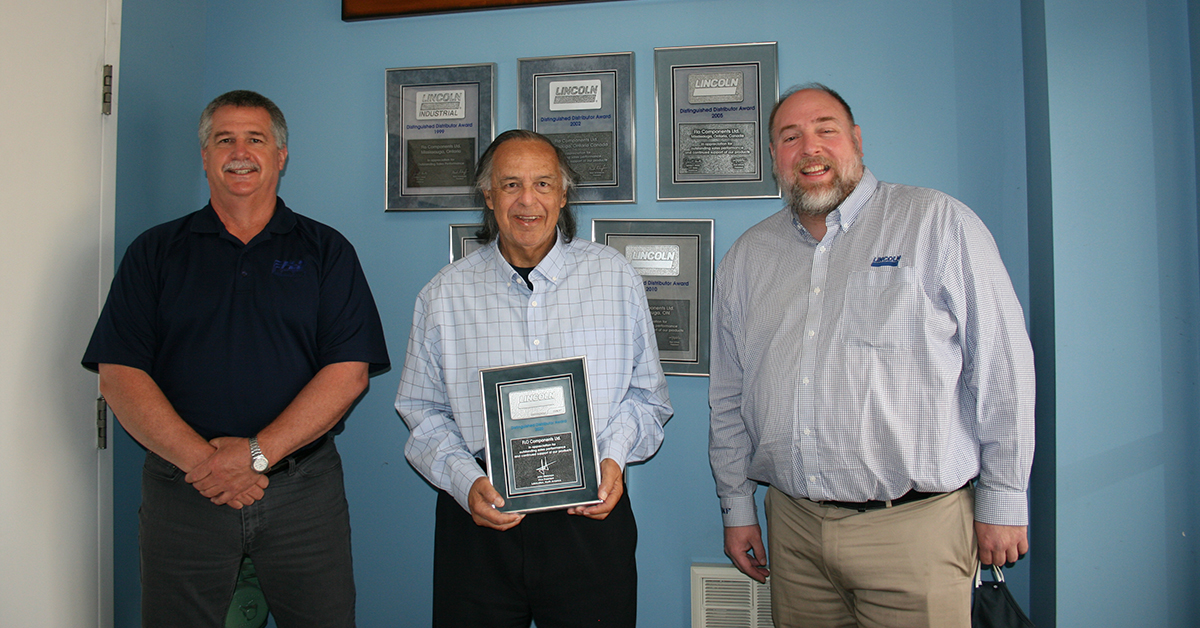 FLO Components Receives “Lincoln Distinguished Distributor Award” For 2020