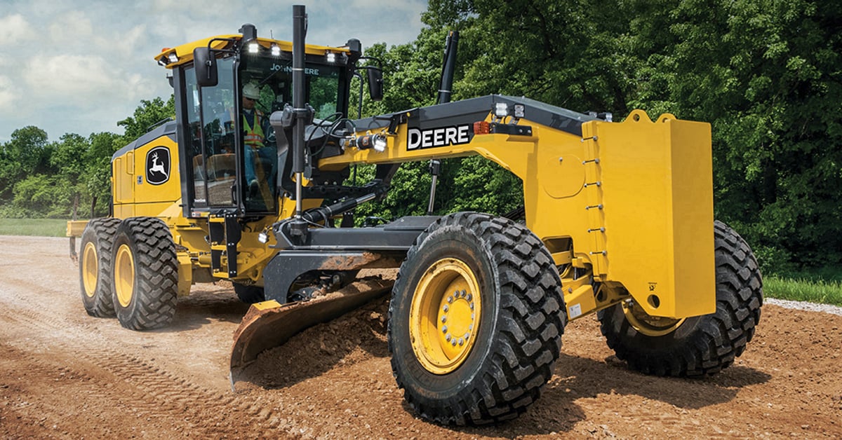 John Deere GP-Series Motor Graders Get Updates