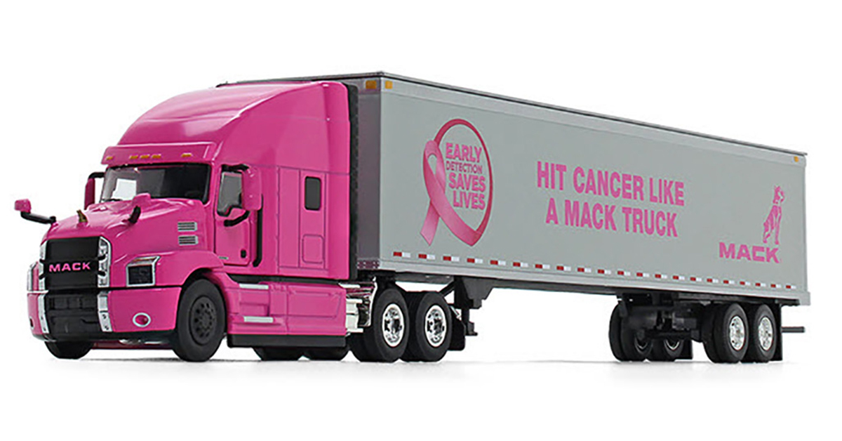Mack Trucks Donates Proceeds From Pink Mack Anthem Diecast Sales