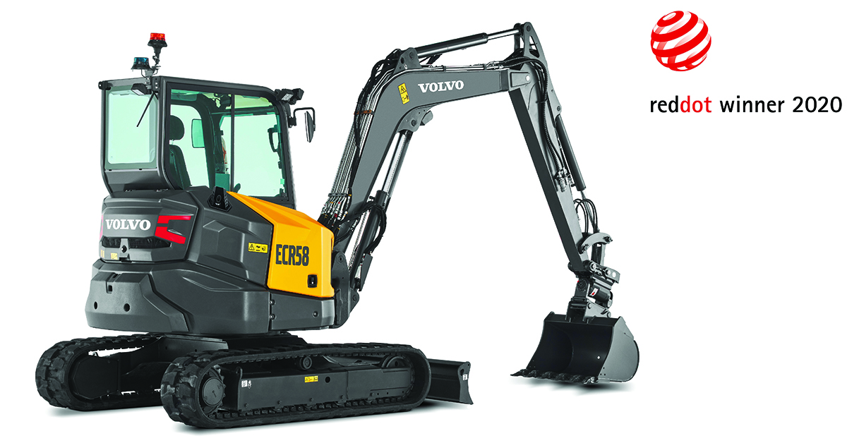 Volvo CE Adopts Clean Product Branding As Part Of Award-Winning Design Philosophy